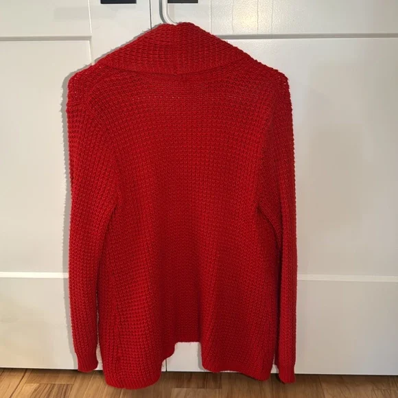 Merona Long Sleeve Sweater. Oversized. Large. Red - Picture 2 of 6